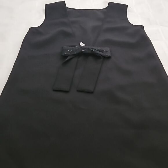 H&M Bow-Front Sleeveless Mini Dress Black Small - Picture 12 of 16